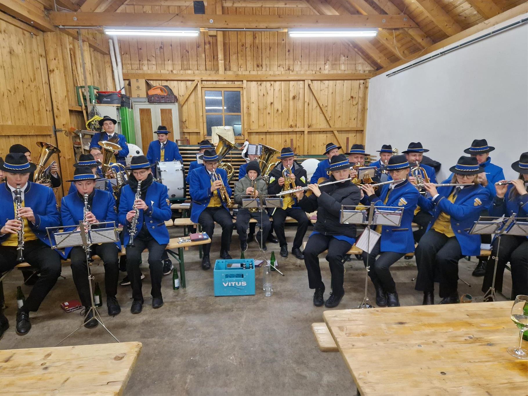Jugendmusikverein Wullersdorf beim Konzert